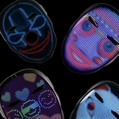 Bluetooth LED Mask with App Control